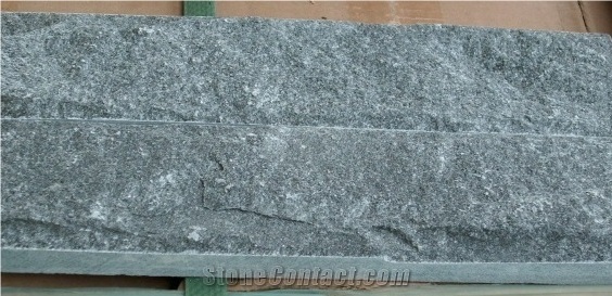 Black Split Mushroom Wall Tile, Marble Stone