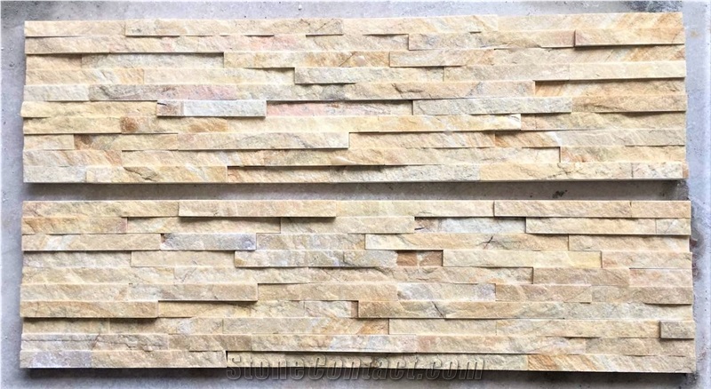 Hanphar - Cultured Panels- Yellow Marble Panel Stone Veneer