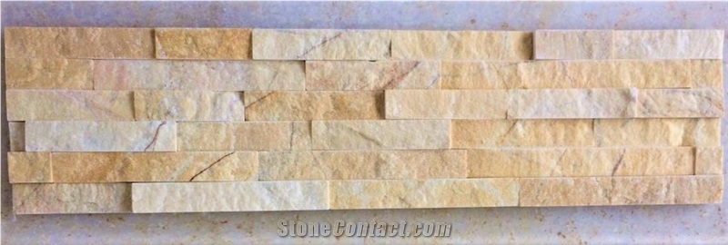 Hanphar - Cultured Panels- Yellow Marble Panel Stone Veneer