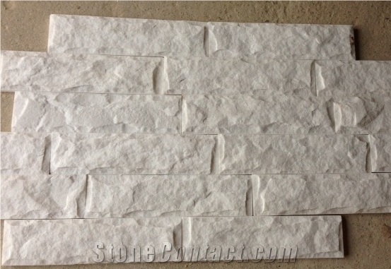 Milky White Mushroom, Marble Stone