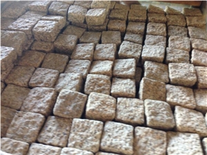 Hanphar - Yellow Granite Cube Stone