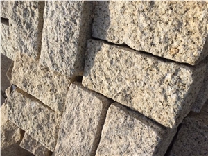 Hanphar - Yellow Granite Cube Stone