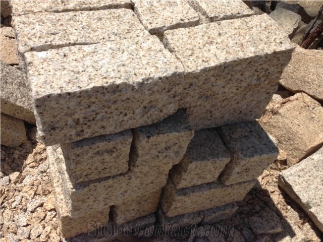 Hanphar - Yellow Granite Cube Stone