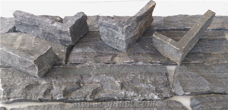 Monsoon Black Quartzite (Silver Pearl) Ledge Stone