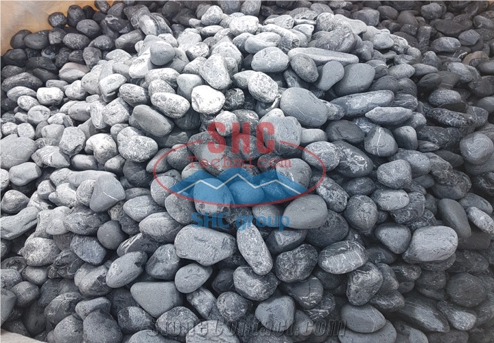 Back Tumbled Pebble Stone Vietnam Origin