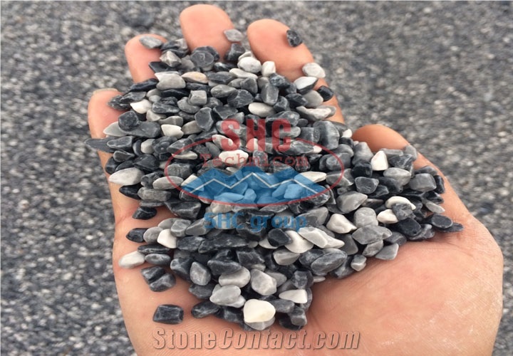 Grey Tumbled Pebble Stone for Decoration