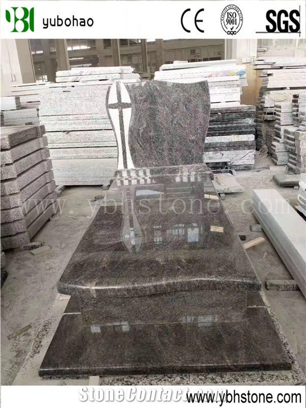 Bahama Blue/Poland Style Granite Stone Monuments
