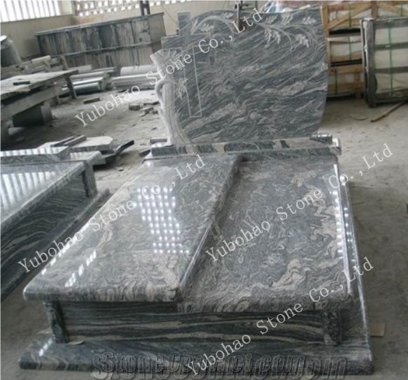 Bahama Blue/Poland Style Granite Stone Monuments