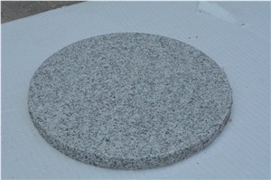 Beige Granite Round Cleft Flagstone Step Pavers