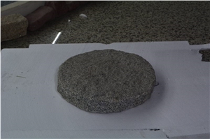 Beige Granite Round Cleft Flagstone Step Pavers