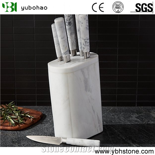 Bianco Carrara/Honed White Marble for Kitchen Sets