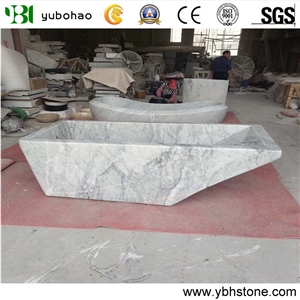 Bianco Carrara White/Marble Bathtub for Hotel