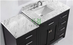 Bianco Carrara White Marble Polished Honed Top Bianco Carrara White Marble Polished Honed Top