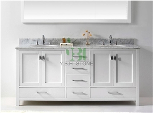 Bianco Carrara White Marble Polished Honed Top
