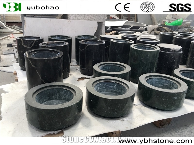 Black Marble Lampbase for Decorative Accessories