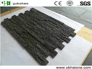 Black Quartzite/Stacked Natural Stone Wall Panels