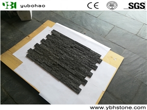 Black Quartzite/Stacked Natural Stone Wall Panels