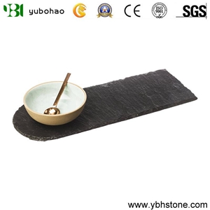 Black Slate for Kitchen Dish Used