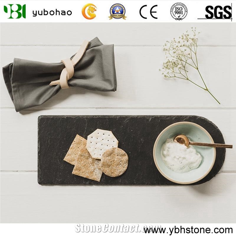 Black Slate for Kitchen Dish Used