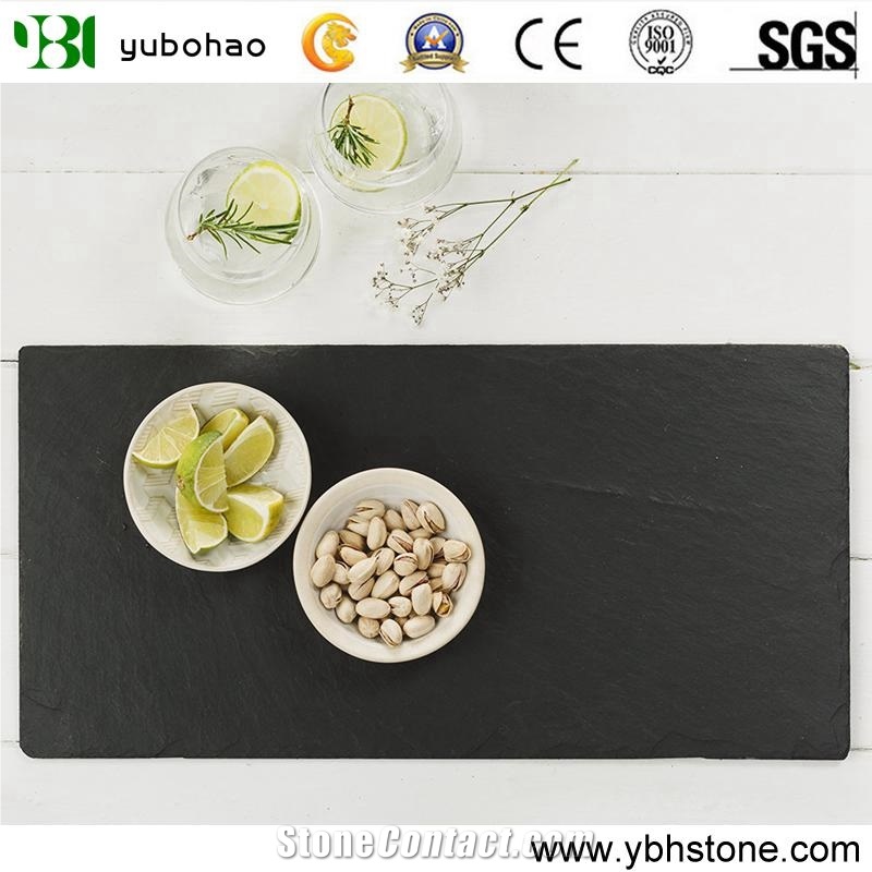 Black Slate for Kitchen Dish Used