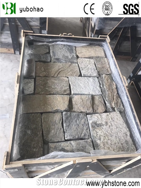 Cemented Stacked Natural Stone Wall Panel/Veneer