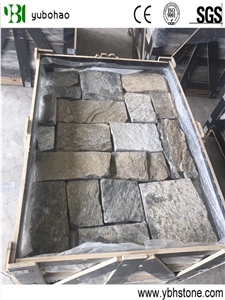 Cemented Stacked Natural Stone Wall Panel/Veneer