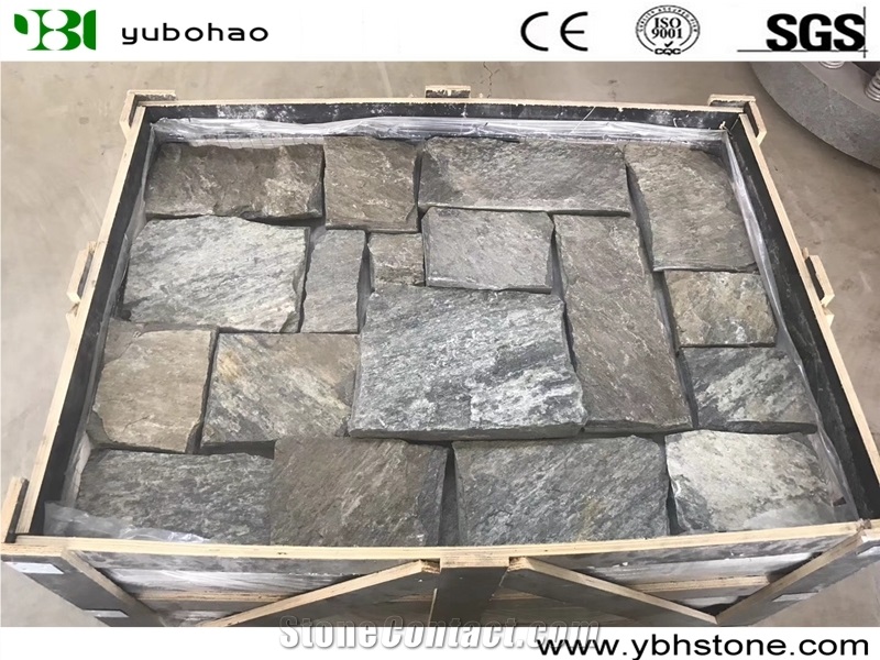 Cemented Stacked Natural Stone Wall Panel/Veneer
