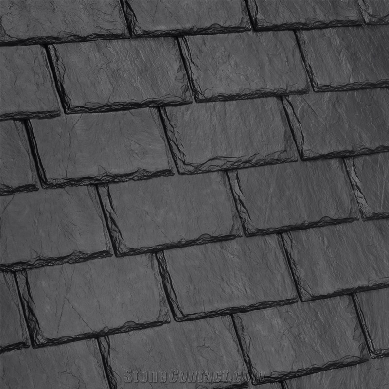 China Black Slate, Mushroom for Tile/Wall Cladding