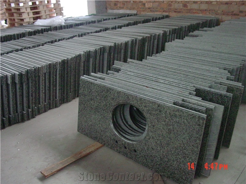 China Green, Granite Bathroom Vanity Tops