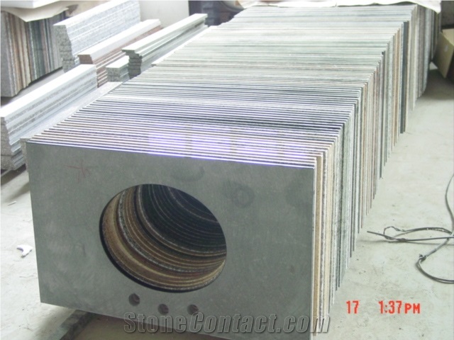 China Green, Granite Bathroom Vanity Tops