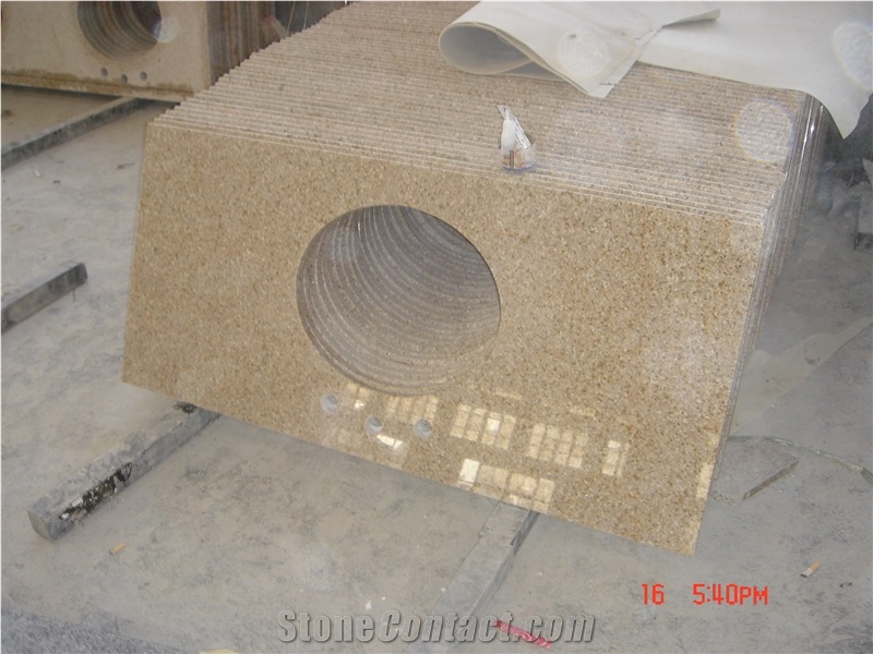 China Green, Granite Bathroom Vanity Tops