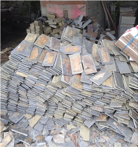 China Rustic Surface Slate, Mushroom Stone