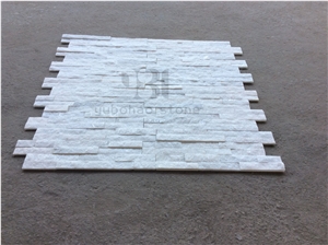 China White Quartzite Culture Stone Wall Cladding