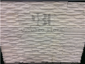 China White Quartzite Culture Stone Wall Cladding
