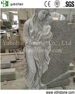Chinese G603 European Style Granite Tombstone Chinese G603 European Style Granite Tombstone