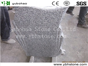 Chinese G603 European Style Granite Tombstone