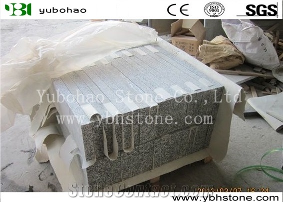 Chinese G603 European Style Granite Tombstone