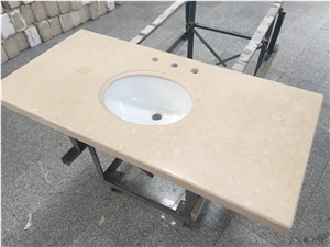 Egyptian Yellow Marble Vanity Tops, Bath Tops