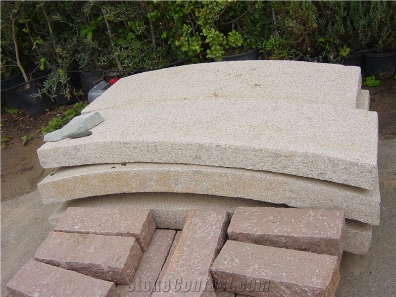 G603/Sesame White, China Kerbstone/Paver Stone