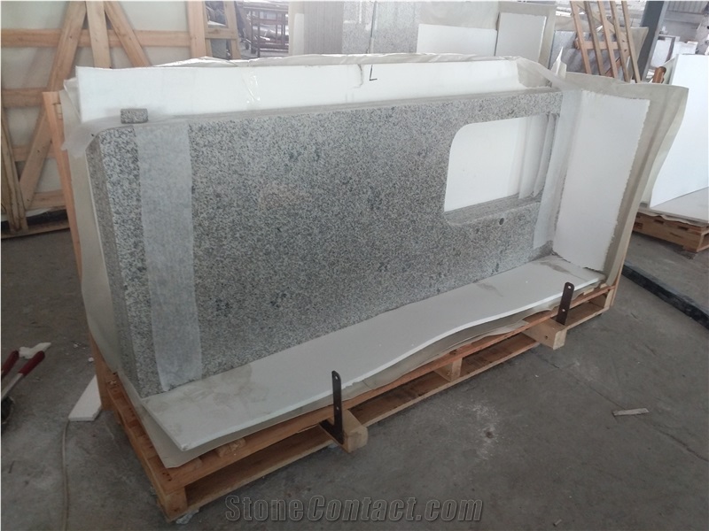 G655 White, Granite Kitchen Countertops, Worktops