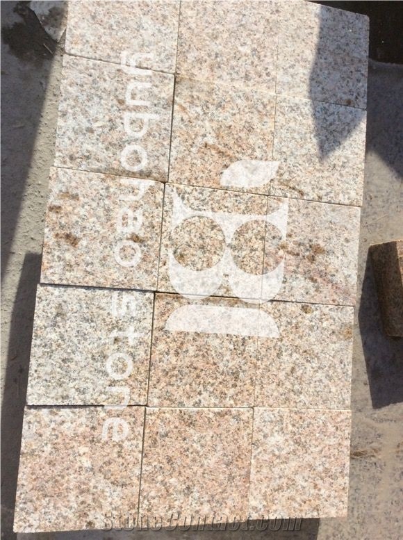 G682/Beige Granite Brick Cube Stones, Floor Paving