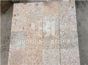 G682/Beige Granite Brick Cube Stones, Floor Paving