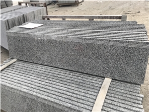 Gray China Granite, G602, Sesame White Steps