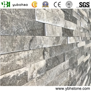 Grey Quartzite Split Cultured Stone for Wall