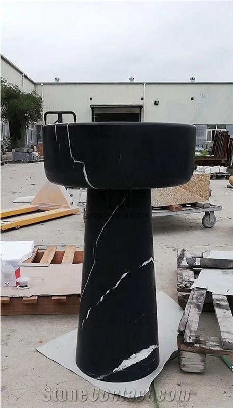 Italian Bianco Carrara White Bathroom Wash Basins