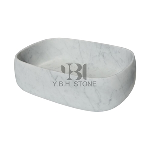 Italian Bianco Carrara White Bathroom Wash Basins Italian Bianco Carrara White Bathroom Wash Basins