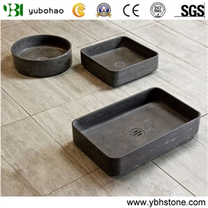 Lava Stone/Black Basalt Polished Basin Of Bathroom Lava Stone/Black Basalt Polished Basin Of Bathroom