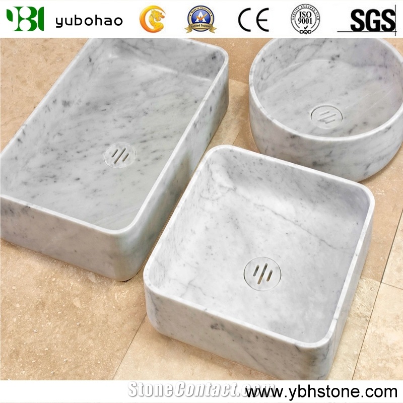Lava Stone/Black Basalt Polished Basin Of Bathroom