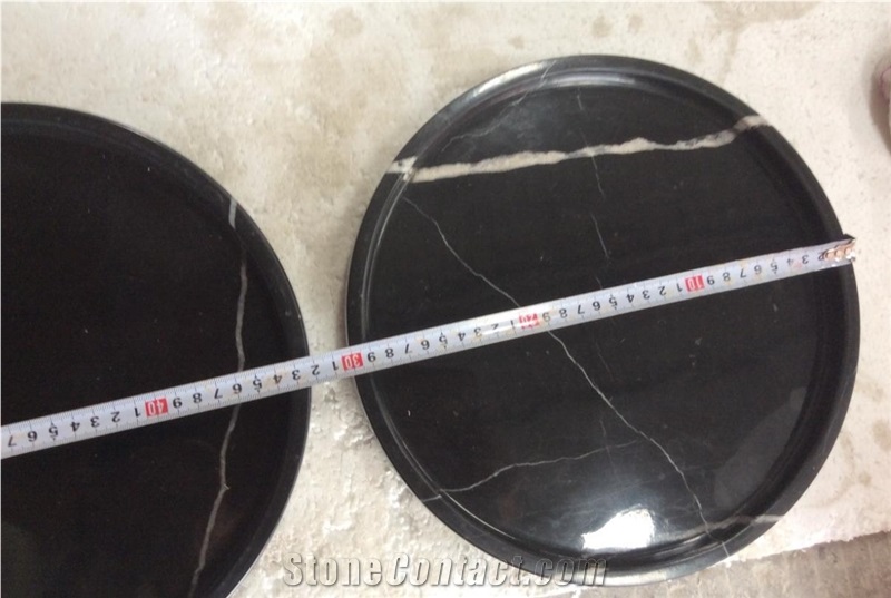 Marquna Black,Polished Marble Bathroom Accessories