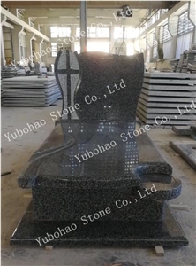 Misty Brown/G664 Romania Style Cross Tombstone